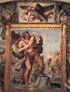 Annibale Carracci Deckengemalde aus der Galleria Farnese oil on canvas